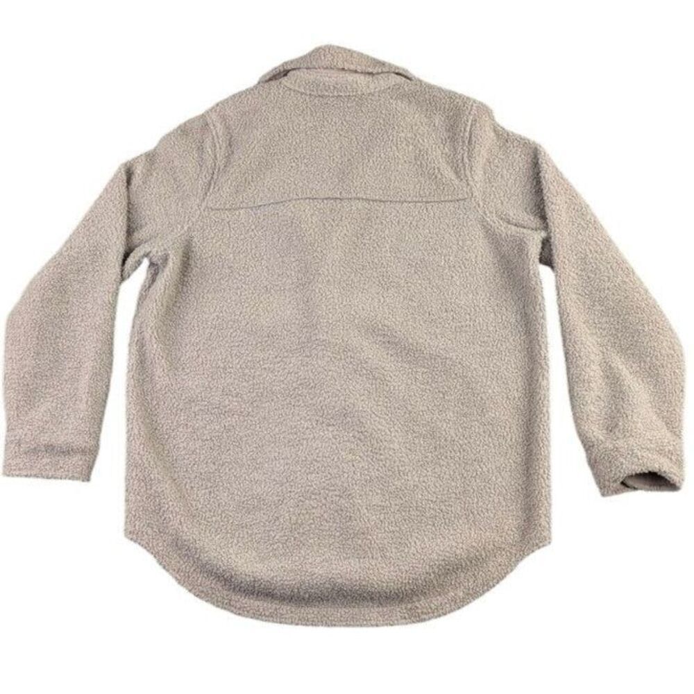 VUORI Sycamore Shirt Jacket Sherpa Fleece Shacket Outerwear XS Beige Neutral ALO - Picture 5 of 7